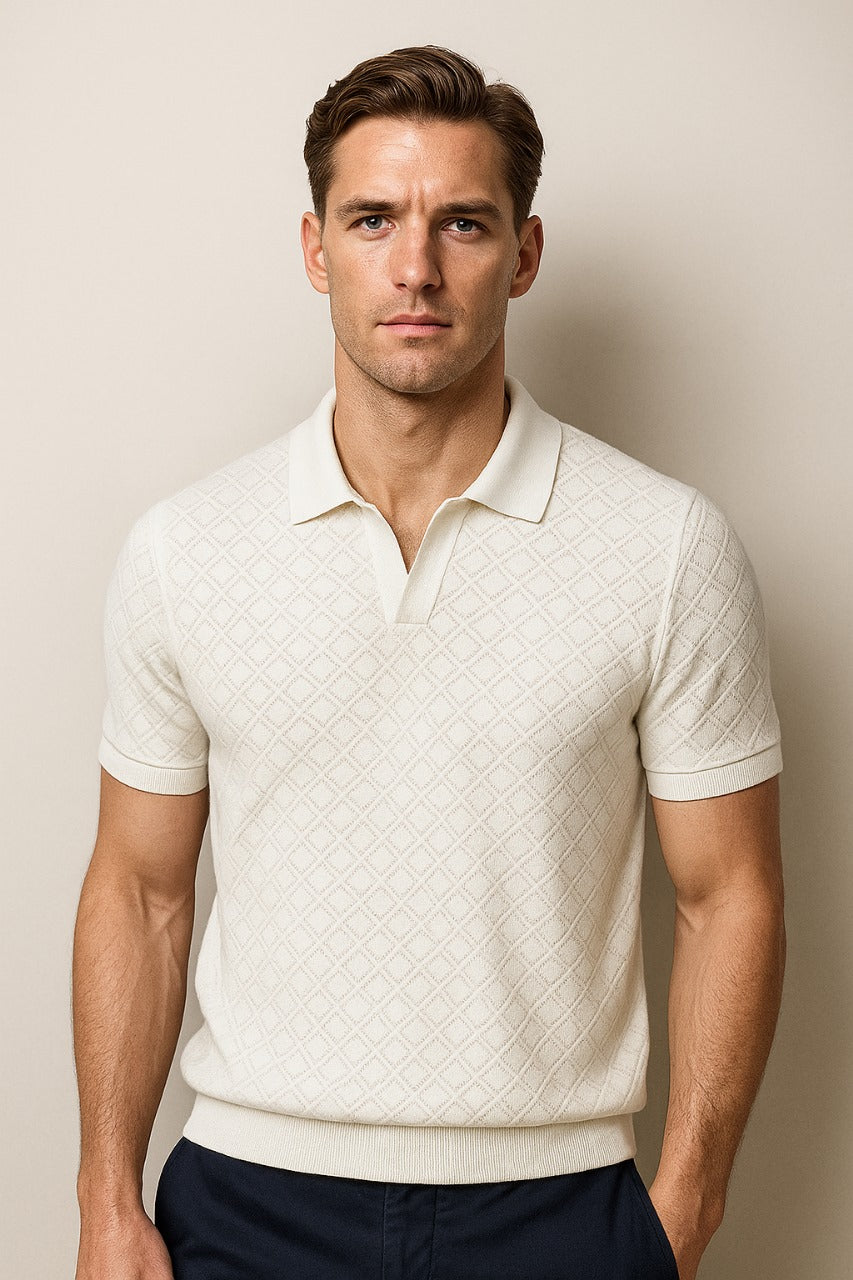 V neck polo | Old Money Style 103