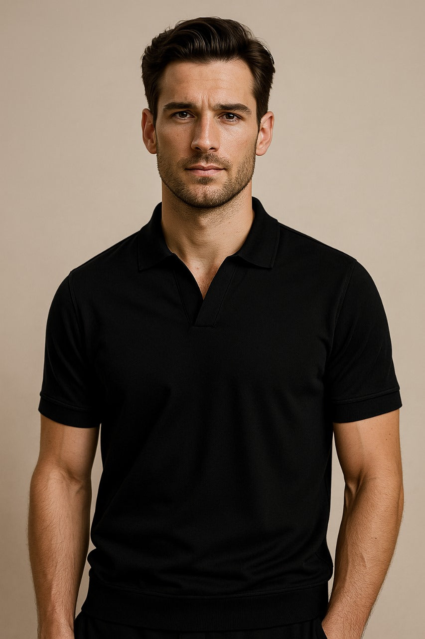 V neck polo | Old Money Style 102