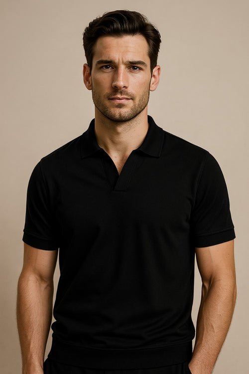 V neck polo | Old Money Style 102
